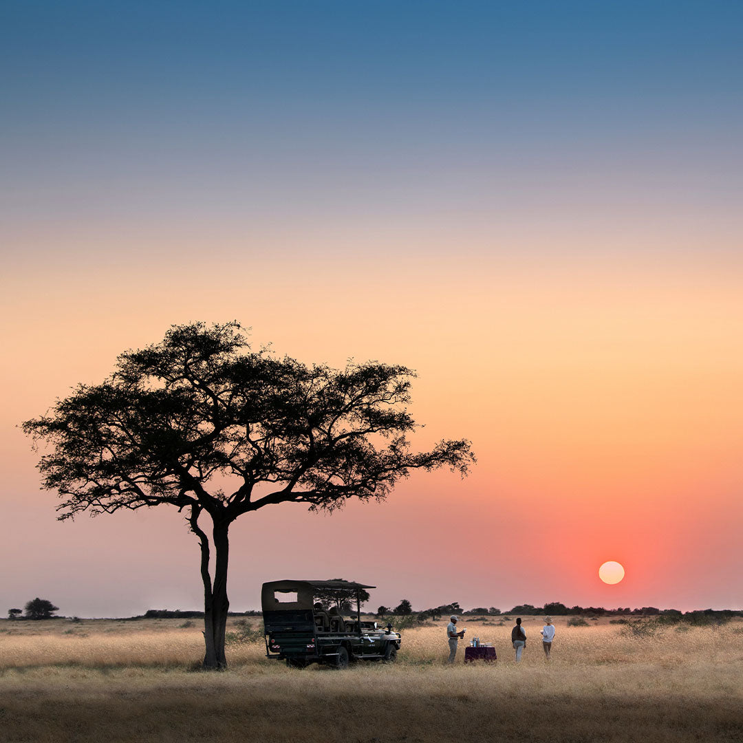 Dusty Boots Travel - Web - Nov 2024 - Grumeti Serengeti River Lodge - Sundowners