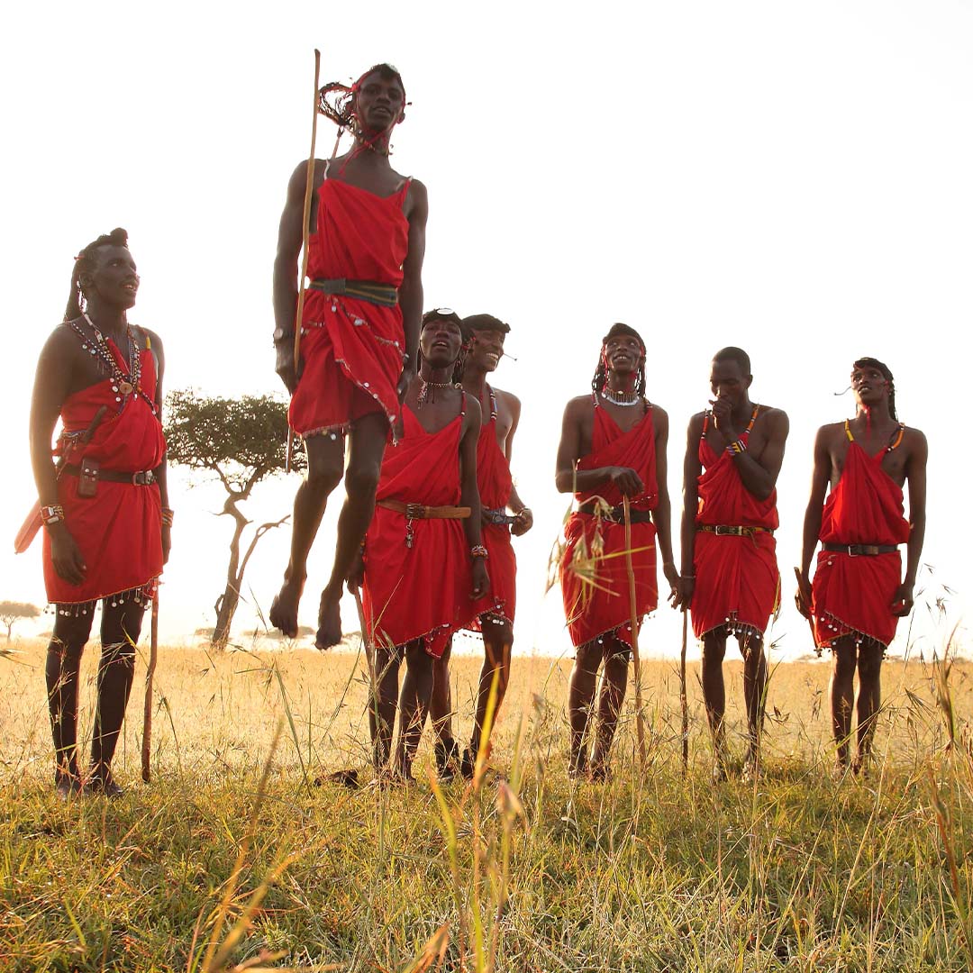 Dusty Boots Travel - Web - Nov 2024 - Kleins Camp - Masai Jump