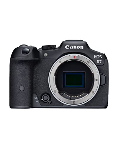 Canon EOS R7 (Body Only), Mirrorless Vlogging Camera, 4K 60p Video, 32.5 MP Image Quality, DIGIC X Image Processor, Dual Pixel CMOS AF, Subject Detection, for Professionals and Content Creators