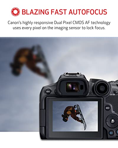 Canon EOS R7 (Body Only), Mirrorless Vlogging Camera, 4K 60p Video, 32.5 MP Image Quality, DIGIC X Image Processor, Dual Pixel CMOS AF, Subject Detection, for Professionals and Content Creators