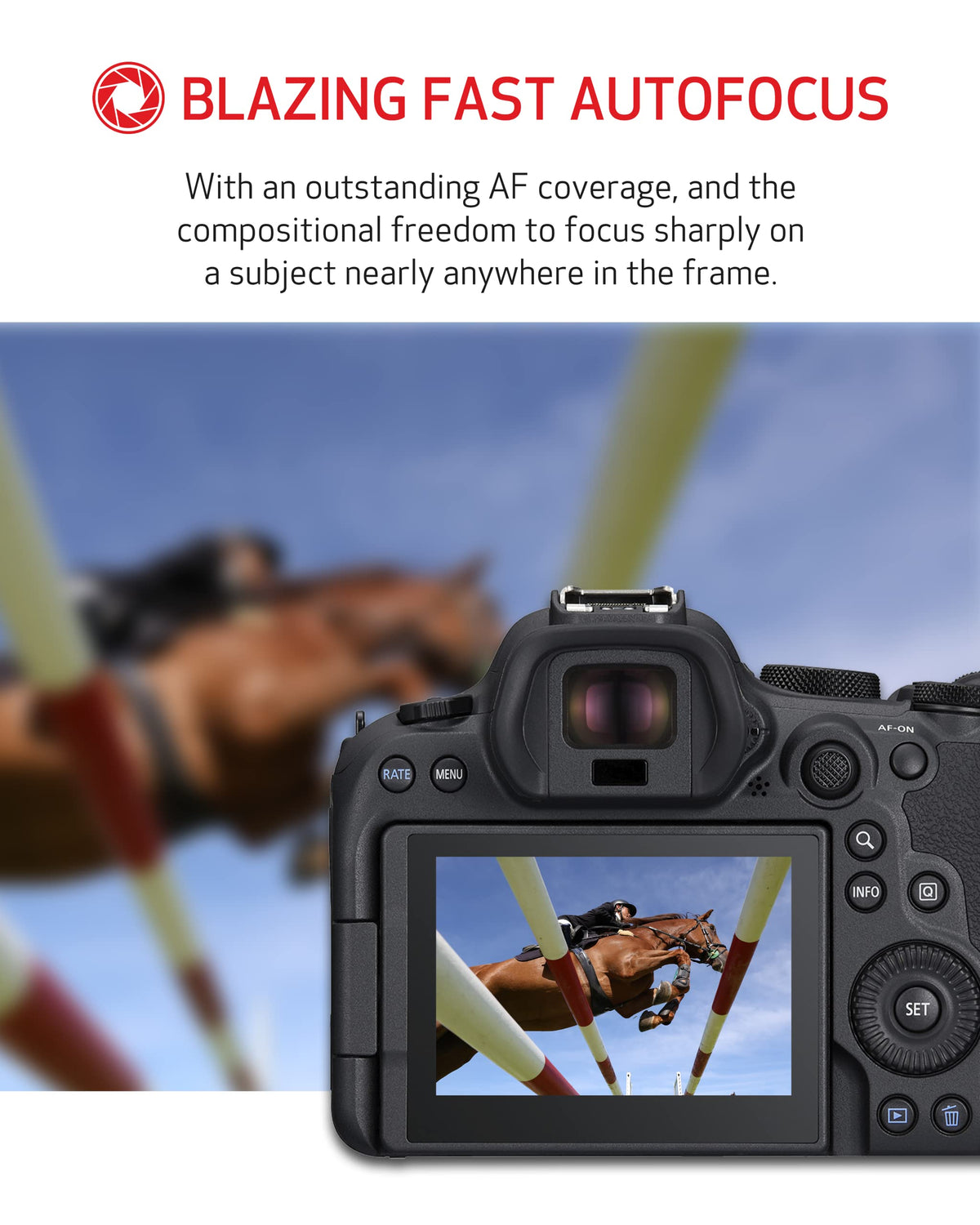 Canon EOS R6 Mark II - Full Frame Mirrorless Camera (Body Only) - Still & Video - 24.2MP, CMOS, Continuous Shooting - DIGIC X Image Processing - 6K Video Oversampling - Advanced Subject Detection